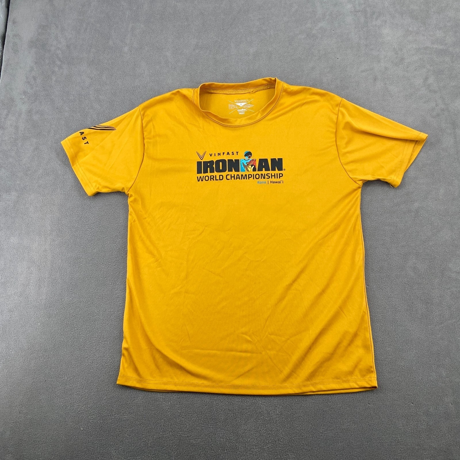 Viewsport Vinfast Ironman World Championship T Shirt Unisex Large Yellow Sports